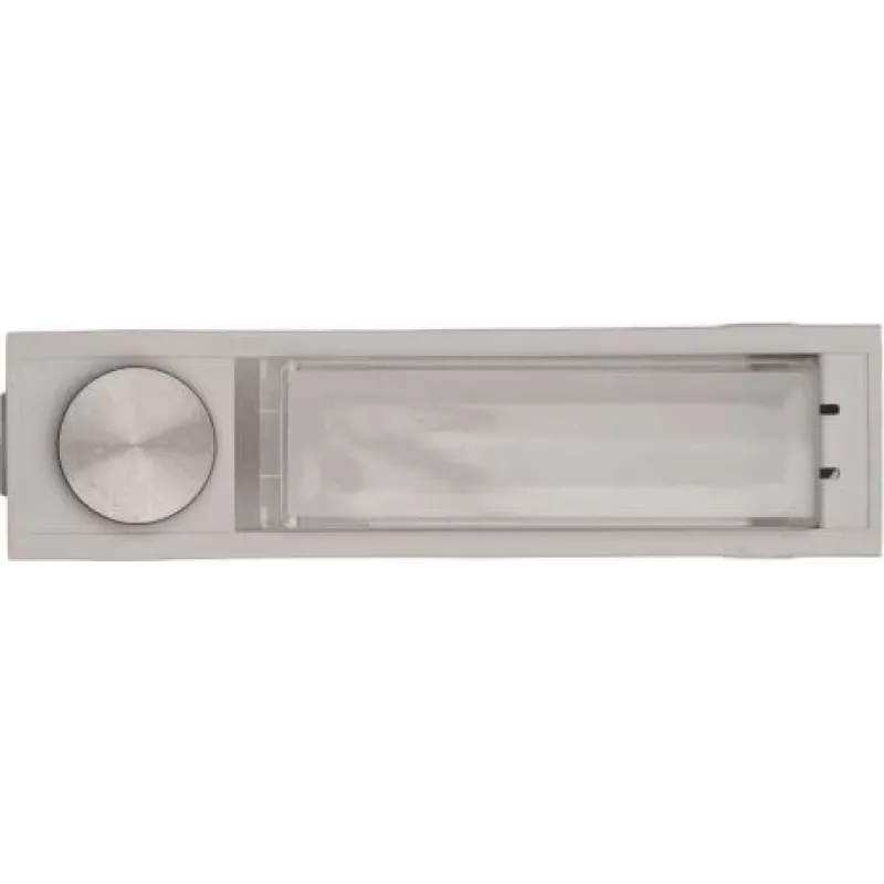 RITTO 1229922 rvs deurbelknop-inzet met naamplaatje voor Portier-serie