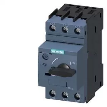 Siemens SIRIUS 3RV2 vermogensschakelaar voor transformatorbeveiliging 4,5-6,3A, 3-polig, schroefklemmen, 690V AC 3RV24111GA10