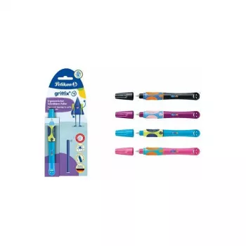 Pelikan griffix vervangende pennen voor vulpennen, A + L gemengd (8 beginners, 2 linkshandigen), 10 stuks 964049