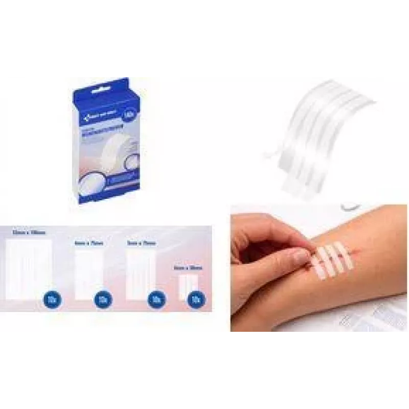 FIRST AID ONLY steriele wondsluitstrips, wit, 140 strips per blisterverpakking (P-10095 00)