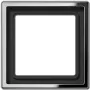 JUNG GCR 2981 raam 1-voudig, LS 990, glanschroom