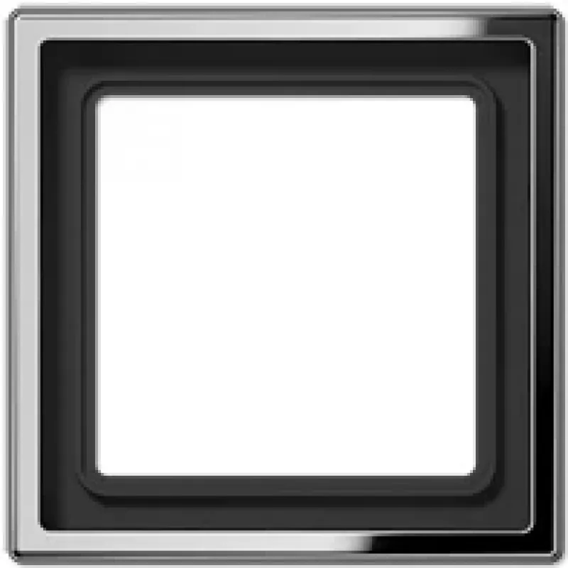 JUNG GCR 2981 raam 1-voudig, LS 990, glanschroom