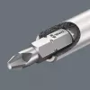 Wera 05073406001 roestvrijstalen schroefbitset, 7-delig, Phillips PH1/PH2, Pozidriv PZ1/PZ2, sleuf 1,0x5,5, Hex-Plus 4/5 mm, 1/4 inch zeskantaandrijving, 25 mm lengte