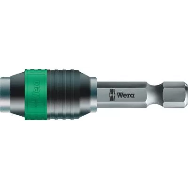 Wera 05052500001 Rapidaptor universele bithouder, 1/4 inch zeskant-aandrijving, snelwissel, magnetisch, 50 mm