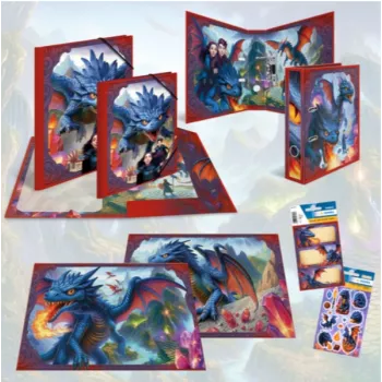 HERMA Dragon hoekrubbermap A3 karton met 3 binnenflappen 20143