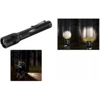 ANSMANN Adventure TA300BF LED-zaklamp zwart met riemclip, 300 lumen, focusseerbaar, IPX4 1600-0761