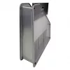 HELIT H2518000 mesh tijdschriftenhouder DIN A4 draadmetaal zilver poedergecoat, 1 stuk