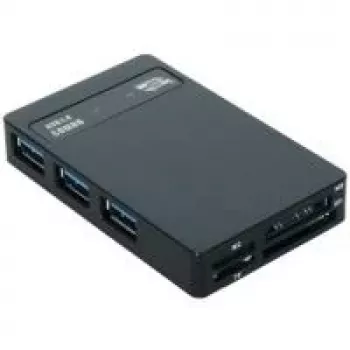 EXSYS EX-1635 USB 3.2 Gen 1 multi-kaartlezer - zwart