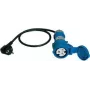 Benning meetadapter Schuko-stekker naar CEE caravancontactdoos 16 A 3-polig blauw (044143)