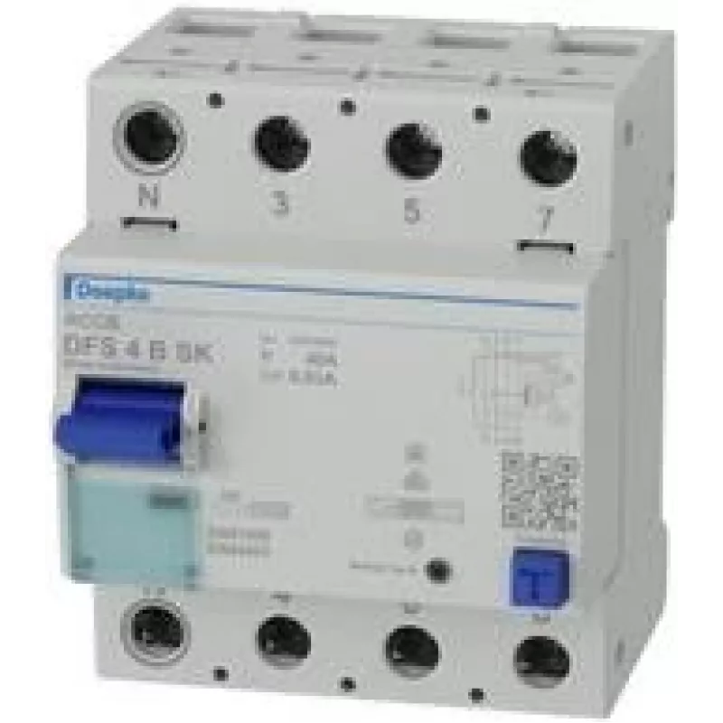 Doepke DFS4 100-4/0.30-B SK aardlekschakelaar (RCCB), 4-polig, 100 A, 300 mA, type B 09166998