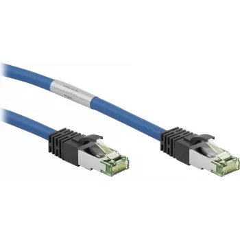 Wentronic Goobay CAT 8.1 patchkabel, S/FTP (PiMF), blauw, 5 m, LSZH, koper, 24 AWG 45662