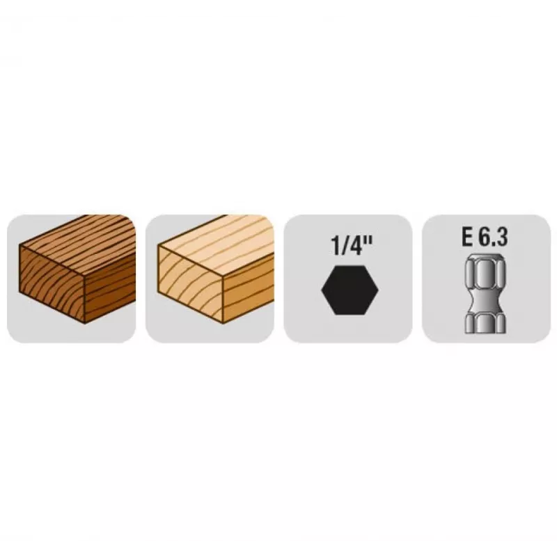 kwb 513904 houtspiraalboor 4 mm x 50 mm