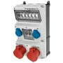 MENNEKES AMAXX wandgemonteerde contactdooscombinatie 930014, 32A 400V, 2x CEE + 2x Schuko, IP44