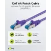 Wentronic Goobay CAT 6a S/FTP patchkabel, RJ45, violet, 3 m, LSZH, koper 93789