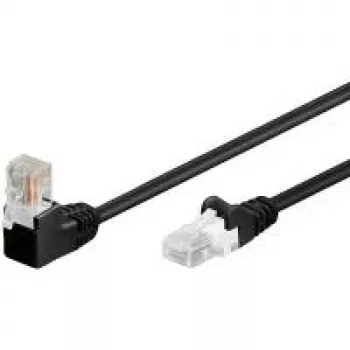 Wentronic 94173 Cat5e U/UTP RJ-45 netwerk-patchkabel, 0,5 m, zwart