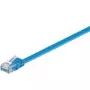 Wentronic RJ-45 CAT6 0,5m patchkabel, U/UTP, blauw 96395