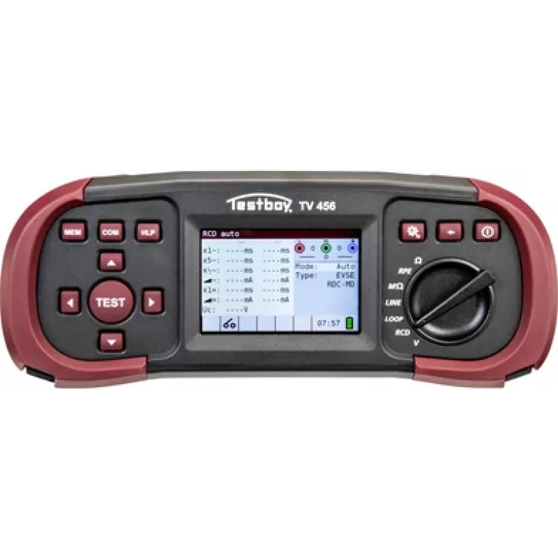Testboy TV 456 installatietester met EVSE-adapter DIN VDE 0100-600