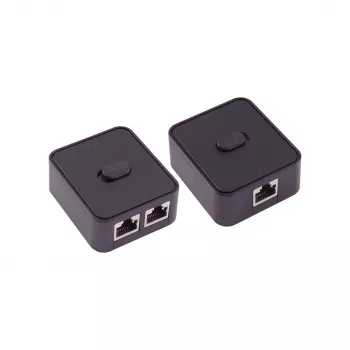 SHIVERPEAKS handmatige netwerkswitch, 3-poorts, zwart BS08-01100