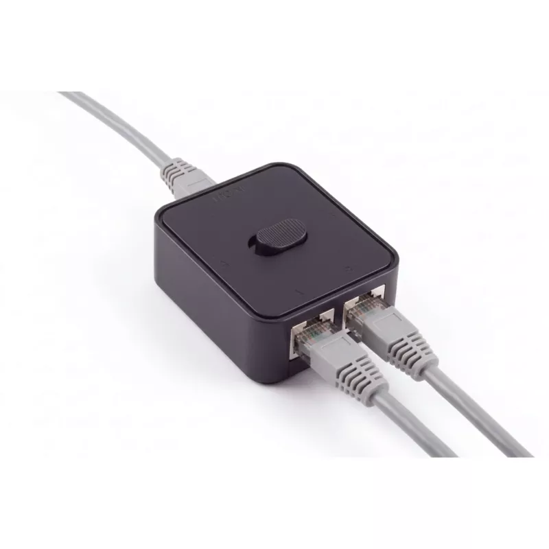 SHIVERPEAKS handmatige netwerkswitch, 3-poorts, zwart BS08-01100