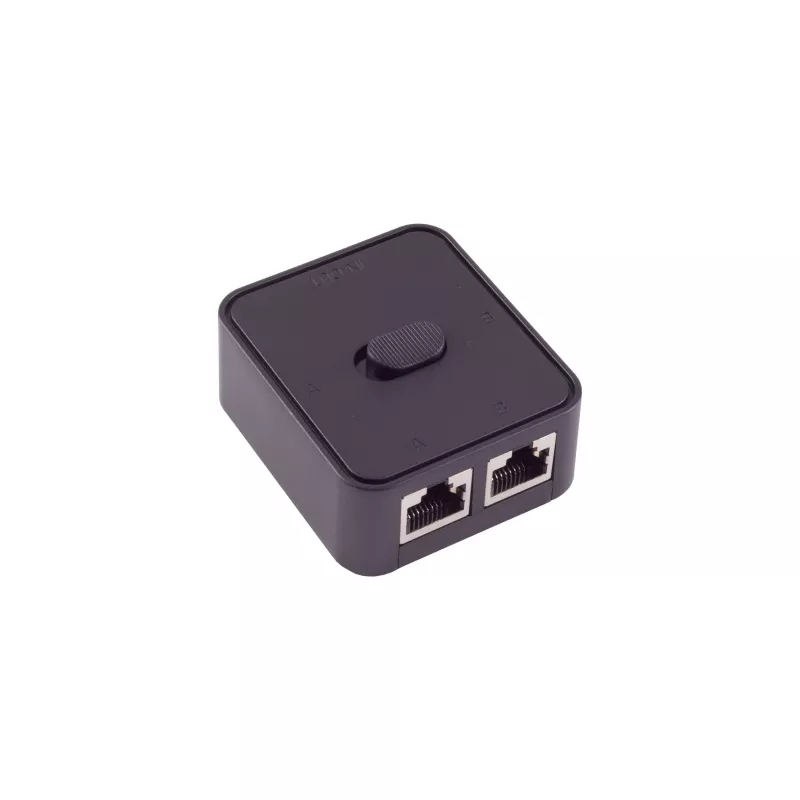 SHIVERPEAKS handmatige netwerkswitch, 3-poorts, zwart BS08-01100