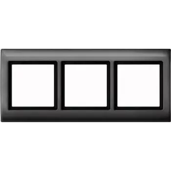 Merten Aquadesign 3-voudig frame, antraciet 400314