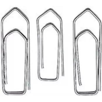 WEDO paperclips, blank verzinkt, 32 mm, 1.000 stuks in doos (124 321000)