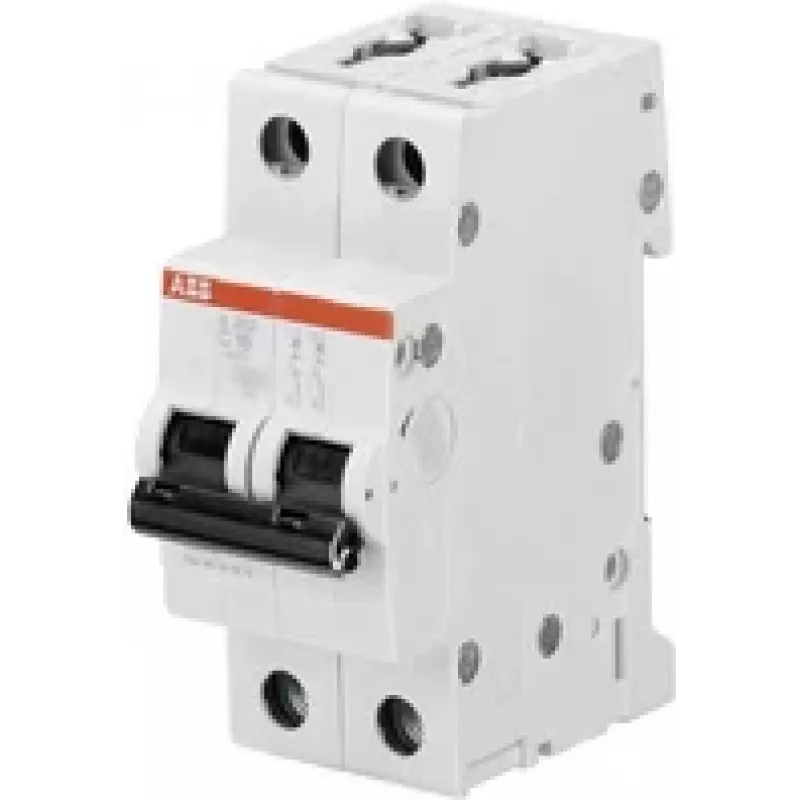 ABB S200 2P C20 installatieautomaat 20A 6kA 2CDS252001R0204