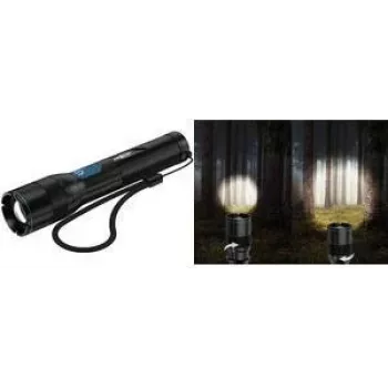 ANSMANN Adventure TA1800RF oplaadbare LED-zaklamp, 1800 lumen, USB-C, zwart 1600-0763