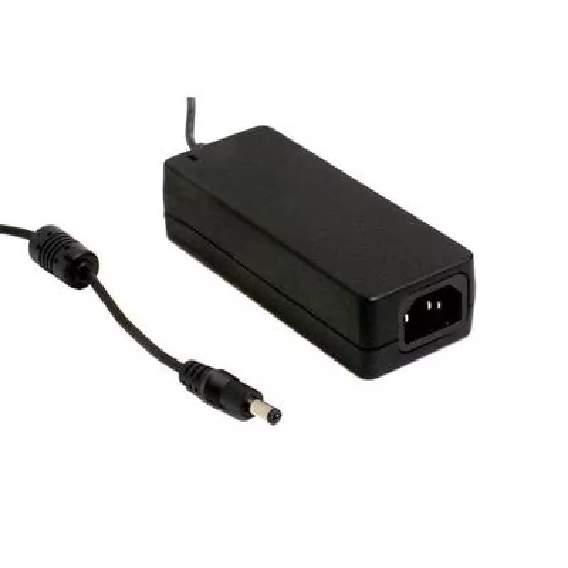MEAN WELL GST60A48-P1J 60W 48V AC/DC desktop-voeding met 2,1x5,5mm DC-stekker