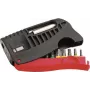 Cimco 114594 10-delige schroefbit-set met Phillips-, Pozidriv-, platte en Torx-bits