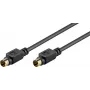 Wentronic AVK 157-500 S-videokabel 5,0 m zwart stekker naar stekker 50059
