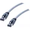 shiverpeaks BS08-401513 Cat8 S/FTP netwerkkabel, RJ45, grijs, 1,5 m