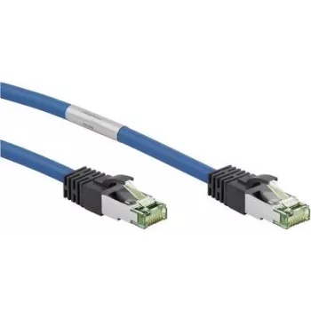 WENTRONIC Goobay CAT 8.1 patchkabel, S/FTP (PiMF), blauw, 20 m - LSZH halogeenvrij, koper AWG 24 55119