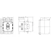 Siemens SIRIUS 3RT1064-6AP36 vermogensschakelaar, 3-polig, 185 A, 220-240 V UC-spoel