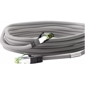 Wentronic Goobay CAT 8.1 patchkabel, S/FTP (PiMF), grijs, 20 m - LSZH halogeenvrij, koper AWG 24 (55143)