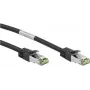 Wentronic Goobay CAT 8.1 patchkabel, S/FTP (PiMF), zwart, 20 m, LSZH, koper AWG 24 66728