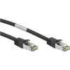 Wentronic Goobay CAT 8.1 patchkabel, S/FTP (PiMF), zwart, 20 m, LSZH, koper AWG 24 66728