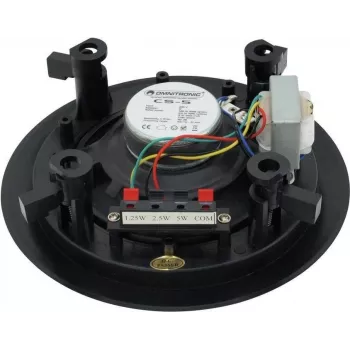Omnitronic 80710211 100V-lijn-PA-luidspreker 5W zwart breedband wandmontage IP44
