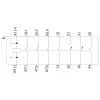 SIEMENS SIRIUS 3RT2 vermogensschakelaar 5,5 kW 400 V 12 A 24 V DC 2NO+2NC schroefklemmen 3RT20171BB443MA0