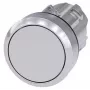 Siemens SIRIUS ACT drukknop-frontpaneel, metaal, hoogglans, grijs (3SU1050-0AB80-0AA0)