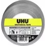 UHU universeel geweven tape, 48 mm x 50 m, grijs, extra sterk, polyestergecoat, 1 rol 46615