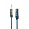 CLICKTRONIC MP3 audio-verlengkabel 3,5mm stereo jackstekker naar bus 1,5m zwart