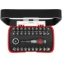 fischer 559121 32-delige schroevendraaier-bit-set (Phillips, Pozidriv, sleuf, Torx Plus)
