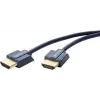 ClickTronic 70703 HDMI-kabel 1,5 m HDMI Type-A stekker naar stekker blauw 4K 60Hz 18Gbps