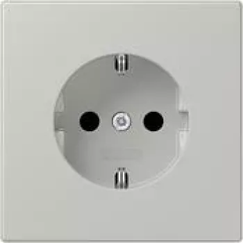 JUNG LC 1520 205 SCHUKO-stopcontact 16 A 250 V, duroplast gelakt, serie LS, gris clair 31 (32013)