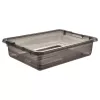 keeeper bewaarbox Cornelia, 7 liter, kristalgrijs transparant, met deksel en schuifsluiting 1094482700000