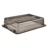 keeeper bewaarbox Cornelia, 7 liter, kristalgrijs transparant, met deksel en schuifsluiting 1094482700000