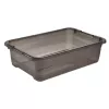 keeeper bewaarbox Cornelia, 28 liter, kristalgrijs transparant, met deksel, schuifsluiting 1042982700000