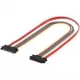 Wentronic Goobay interne pc-stroomverlengkabel 0,3 m Molex 4-pin stekker naar bus 93945