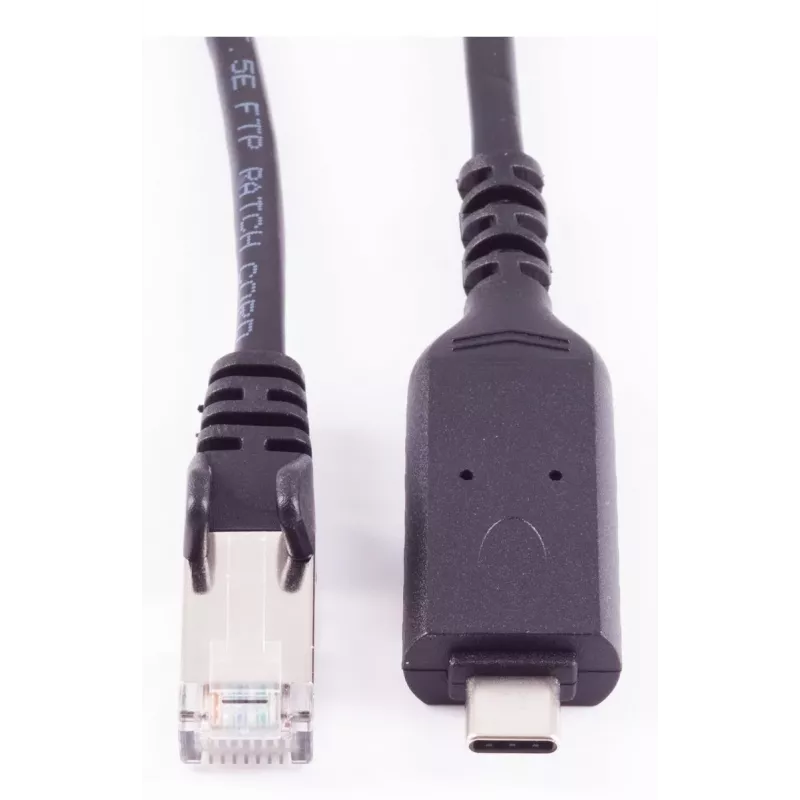 SHIVERPEAKS USB-C naar RJ45 Gigabit Ethernet adapterkabel 1m zwart BS13-51025